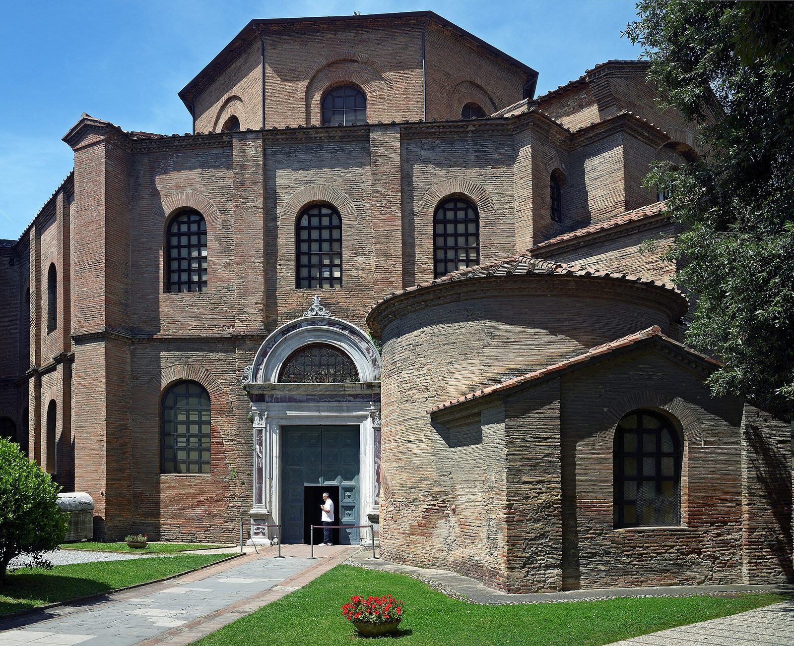The basilica of San Vitale in Ravenna, a UNESCO world heritage site